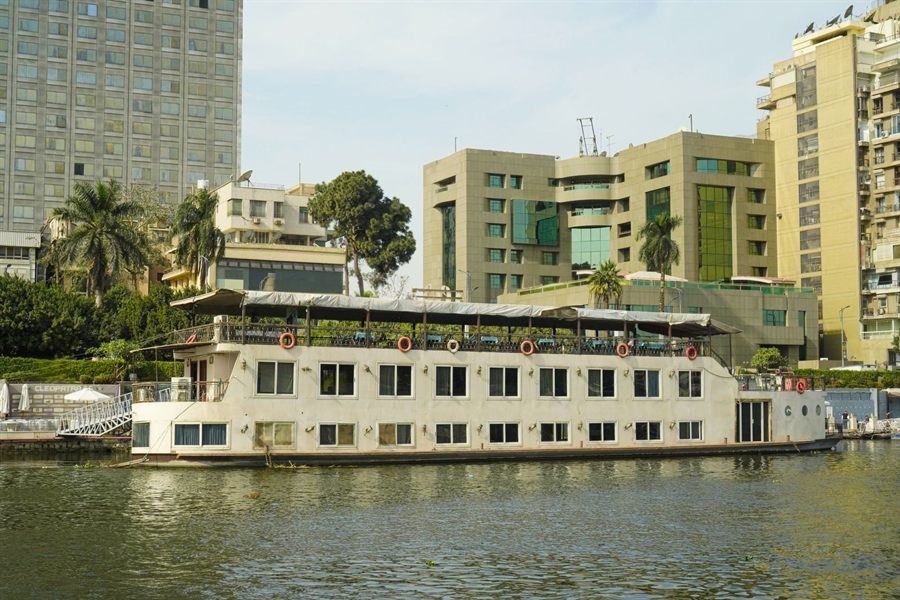 Nile cruise boat in Cairo